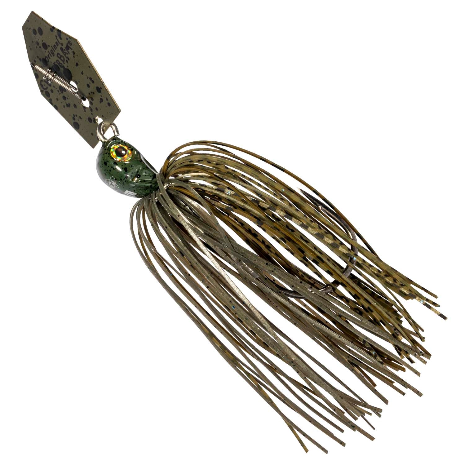 Z-Man Tungsten ChatterBait Elite EVO 3/8 oz Green Pumpkin