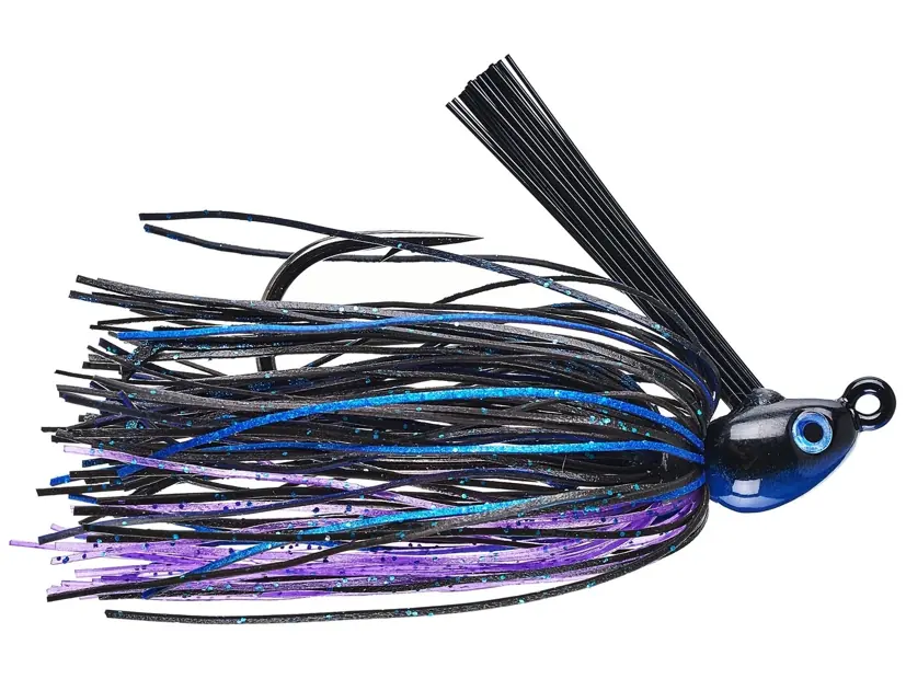 Dirty Jigs No-Jack Swim Jig Black Blue Purple