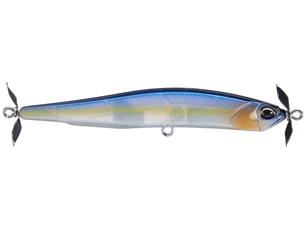 Duo Realis Spinbait 80 Threadfin Shad · 3.14" · 3/8 oz