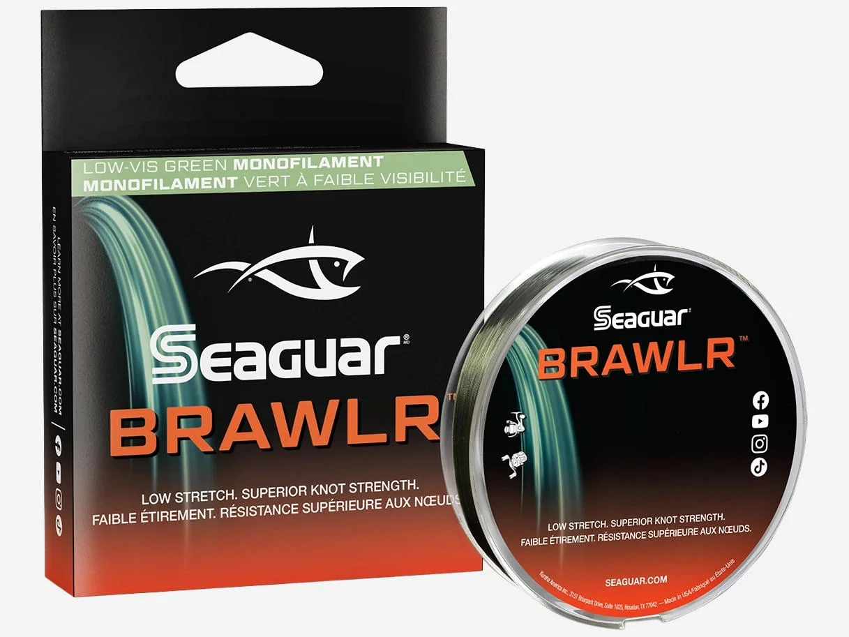 Seaguar BRAWLR monofilament in low-vis green