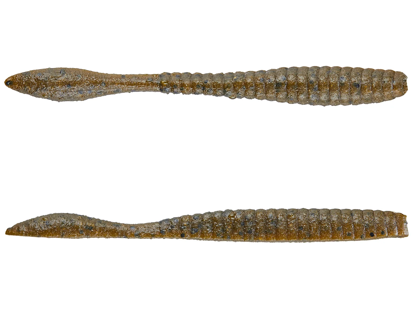 Berkley MaxScent Flat Worm 4.25" Green Pumpkin