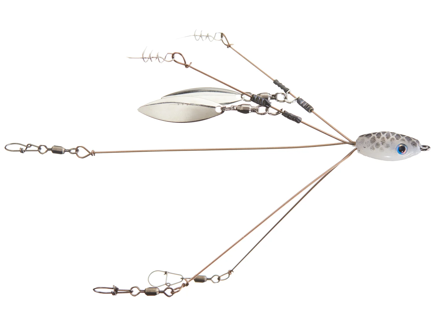 Hog Farmer Tactical Bassin Micro Flex Rig 2-Blade Finesse