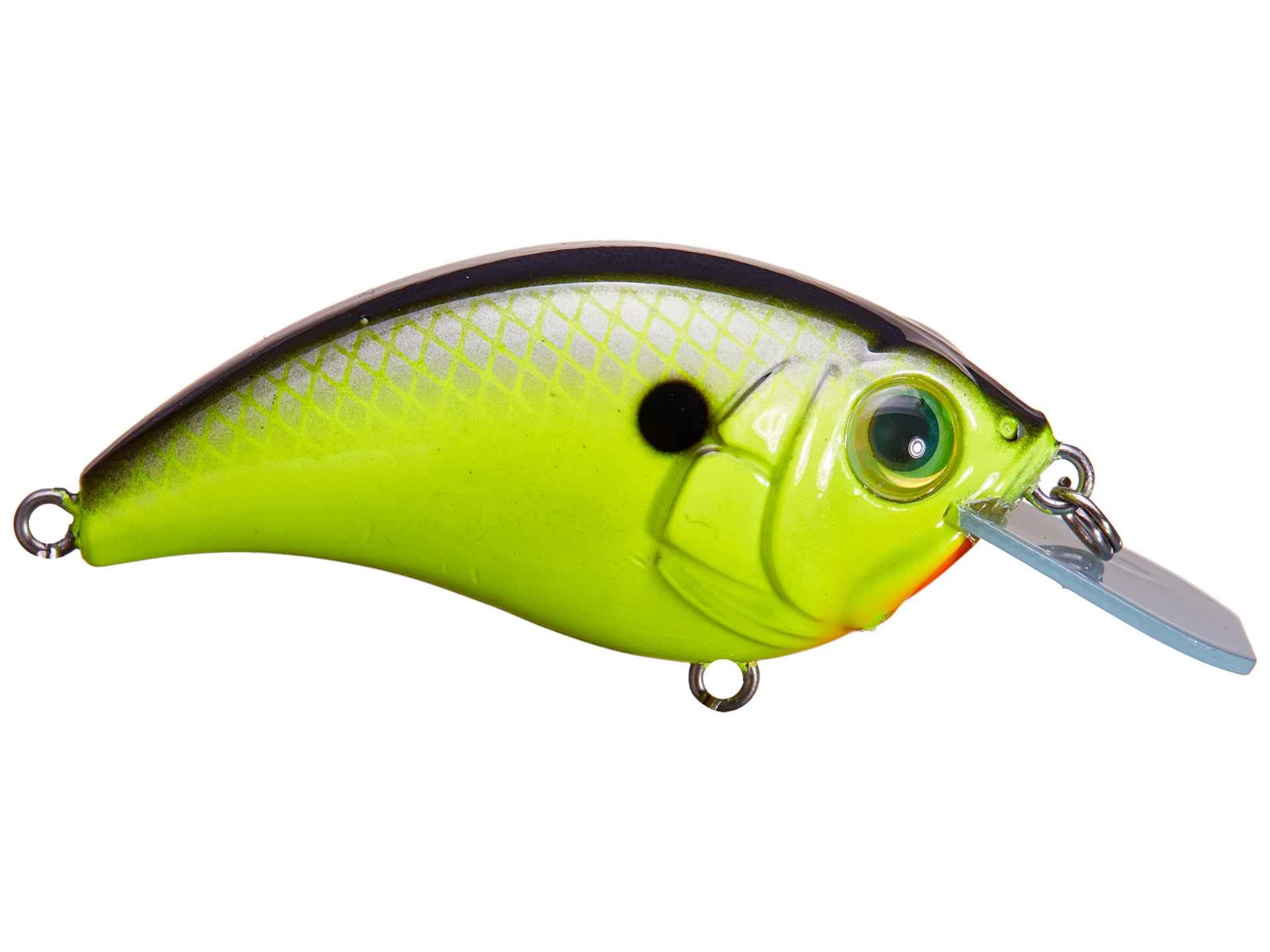 Bill Lewis SB-57 squarebill in Chartreuse Shiner