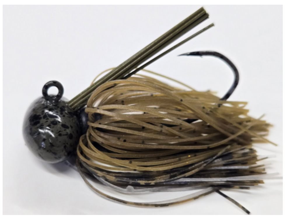 Missile Jigs Ike's Micro HD Football Jig — compact football jig with fine-cut skirt