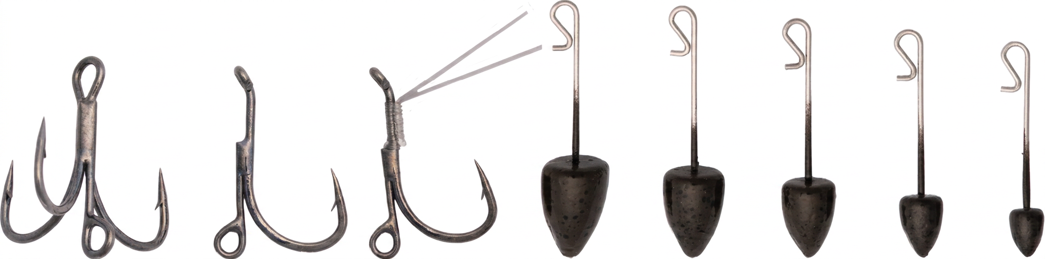 G-Ratt Urchin Rig kit — weedless hooks and five pushpin weights