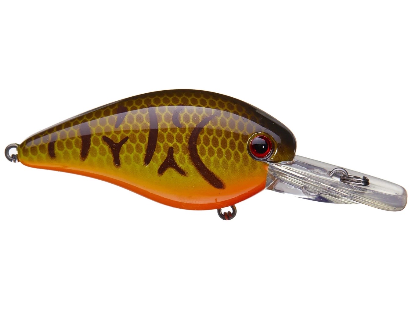 Strike King KVD 1.5 Deep Diver Brown Belly Orange Craw
