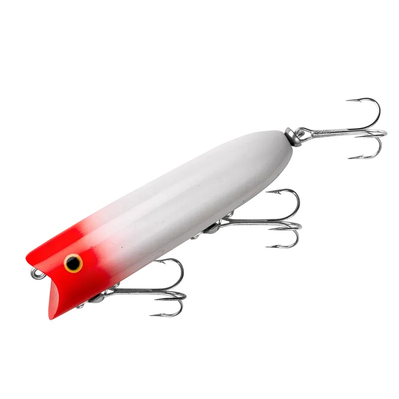 Modern Heddon Lucky 13 lure on a white background
