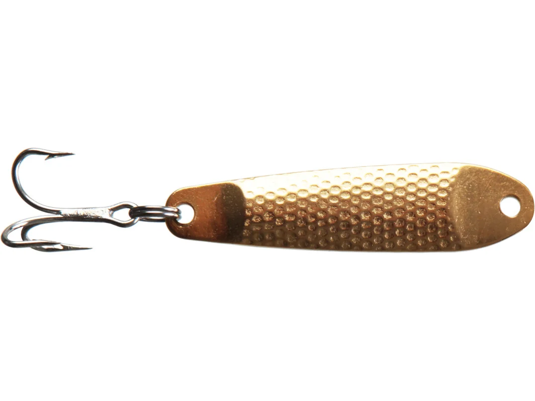 Hopkins Shorty Hammered Treble Hook Spoon — Lure